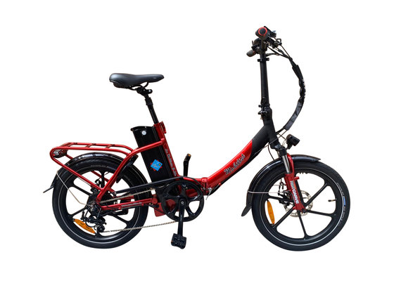 Hochwertiges RSM Elektro Klappfahrrad Mobilist 20" E- Bike Pedelec mit TÜV Zertifikat Sondermodell Red Star (36V 15,0AH)